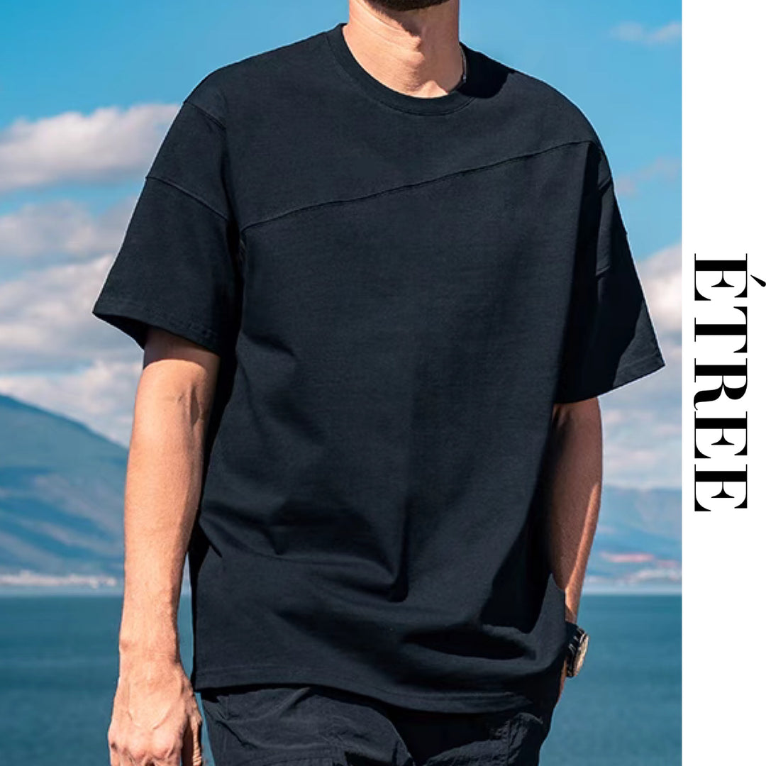 カジュアルラインTシャツ