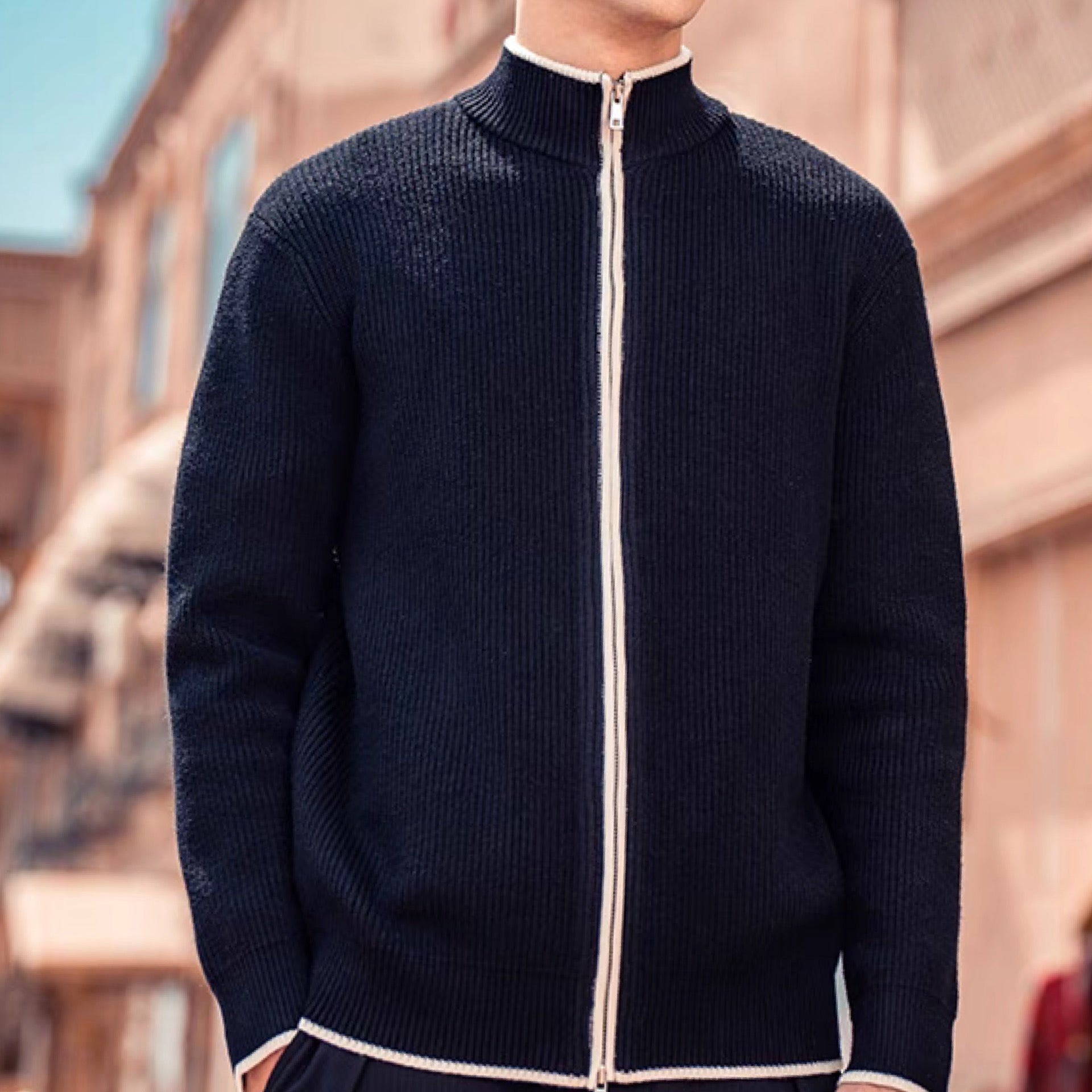 フルジップニットジャケット – ÉTREE